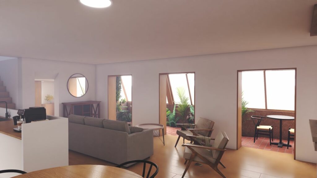 Rénovation écologique en matériaux biosourcés d'une maison à Chazay d'Azergues dans le Beaujolais | Studio LOH Architecture Grenoble