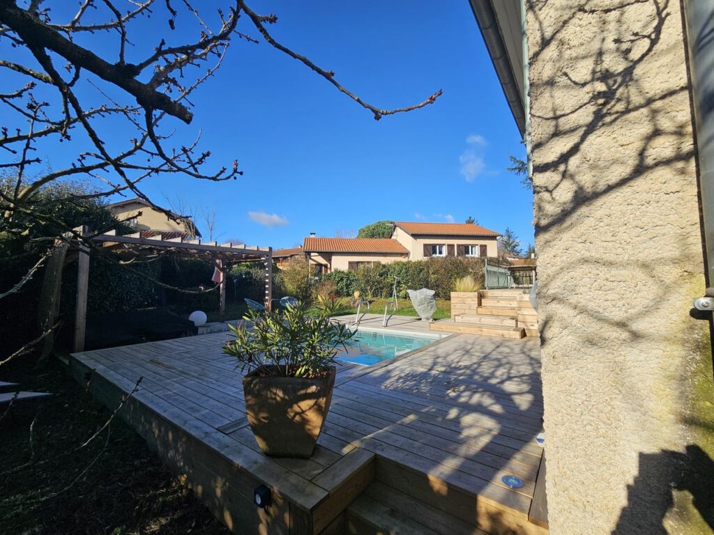 Création d'un îlot de fraîcheur bioclimatique dans le Beaujolais | Studio LOH Architecture Grenoble